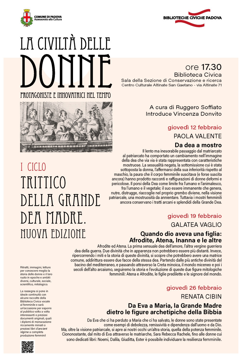 Locandina ufficiale del ciclo di incontri