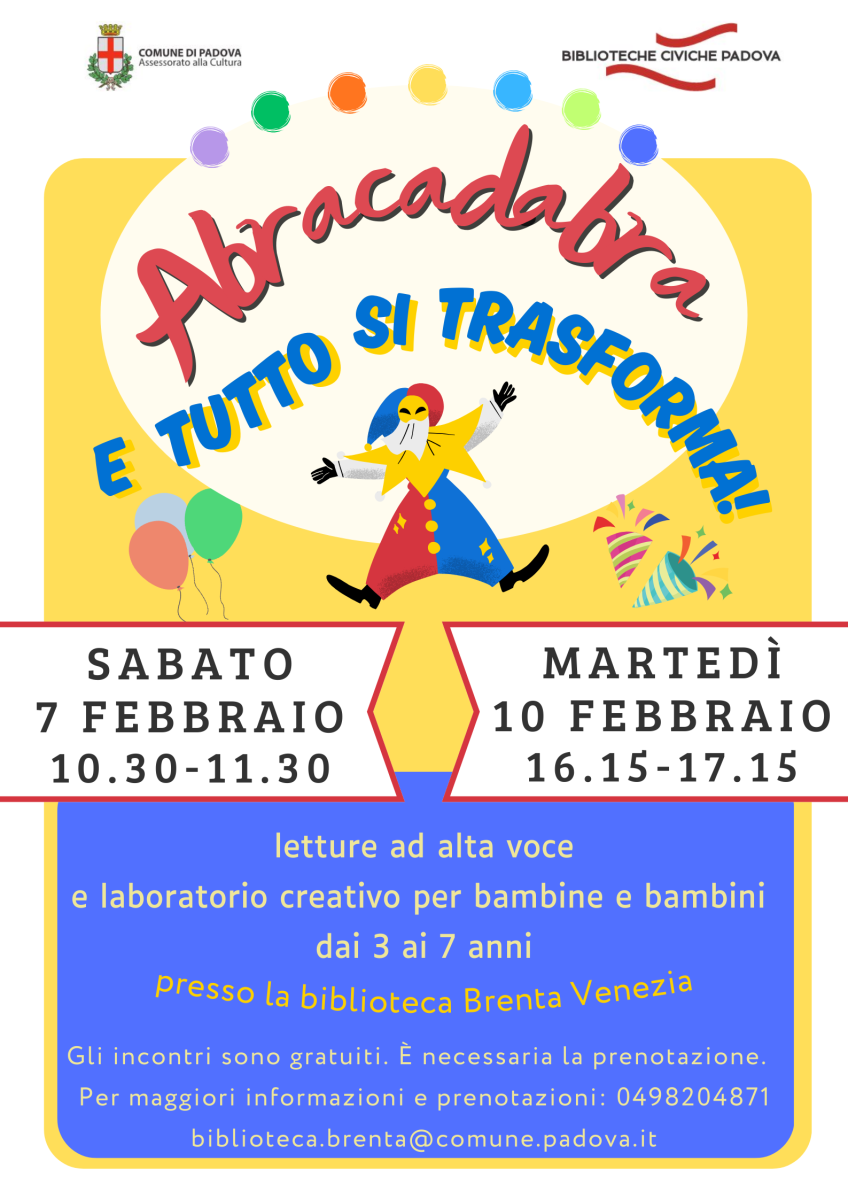 Locandina ufficiale del ciclo di incontri