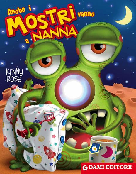 I mostri affascinano e divertono tutti i bambini. Questi piccoli mostri, buffi e gentili, non fanno paura, anzi, saranno degli ottimi compagni al momento di andare a nanna! E per convincere meglio i bambini ad andare a dormire, ogni mostro ha una lucina (qualcuno nella pancia, qualcuno in bocca, nel naso, sulla coda...) per rischiarare un po' la stanza e addormentarsi più sereni. Età di lettura + 3 anni anche_i_mostri_vanno_a_nanna_cop.jpg