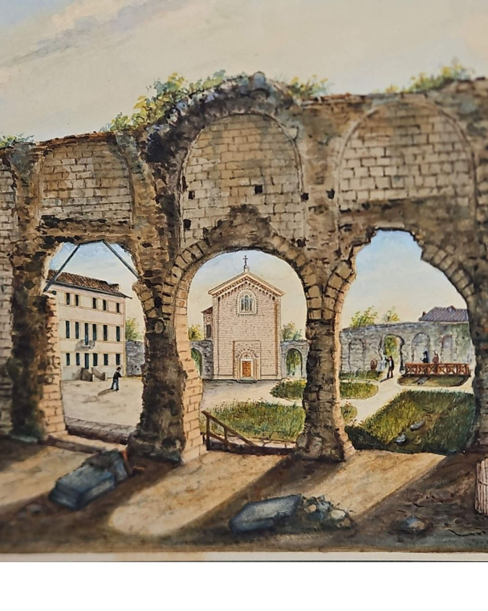 L'Arena col palazzo e Cappella Scrovegni - Marin Urbani