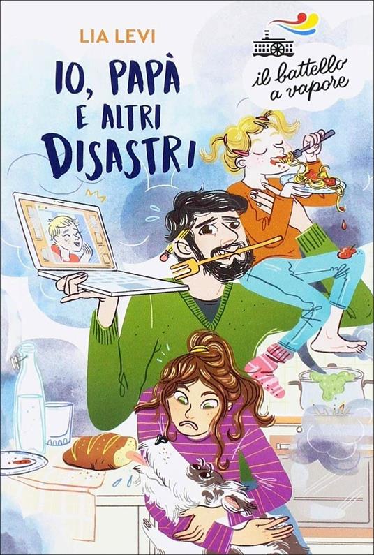 Cosa succede se nello stesso giorno la mamma riceve un nuovo incarico al lavoro mentre il papà viene licenziato? Succede che in casa è tutto sottosopra. E per Carlotta e sua sorella Sofia non è facile abituarsi ai continui viaggi all'estero della mamma né ai ritardi a scuola perché il papà non sa fare bene i codini. Anche se il suo pollo con contorno di mele non è poi così male, in fondo... io_papa_e_altri_disastri_cop.jpg