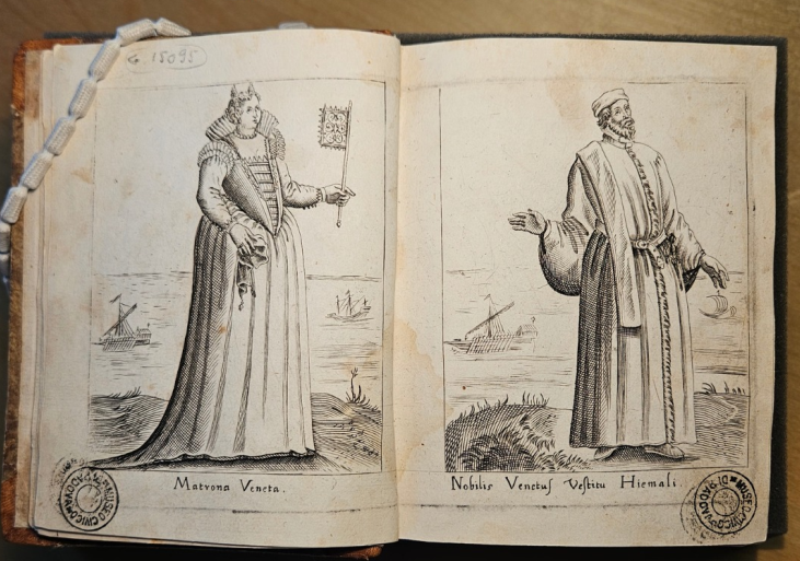 Matrona Veneta e Nobilis Venetus Vestitu Hiemali