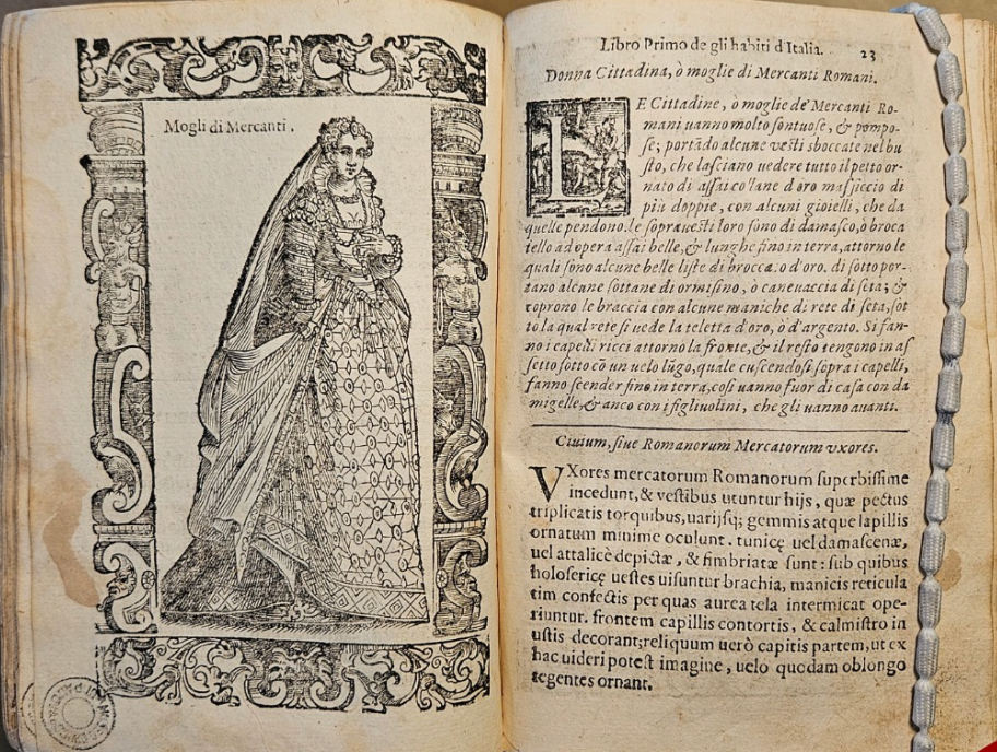 Donna Cittadina o moglie di Mercanti Romani