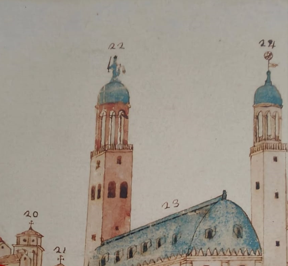 Padova. Veduta prospettica da ponente