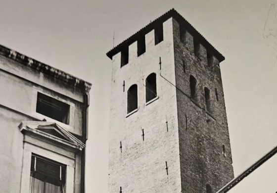 Palazzo Municipale, particolare della Torre Civica