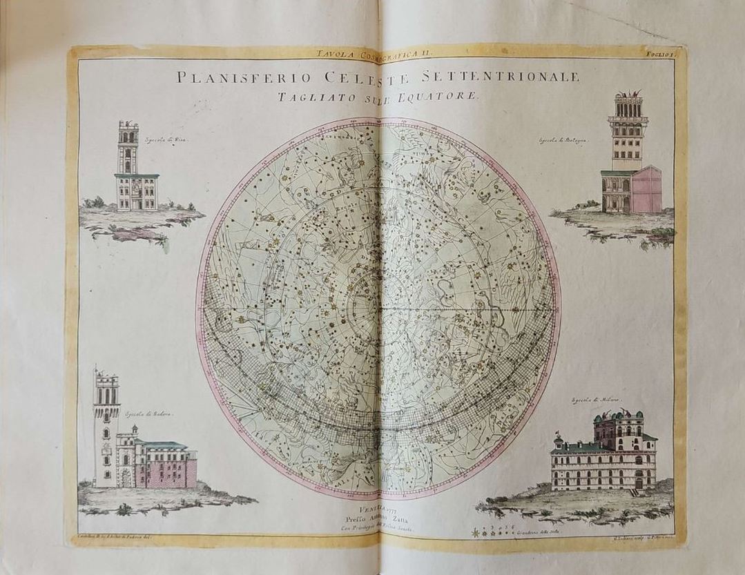Planisfero celeste settentrionale