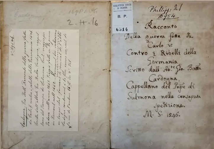 Racconto della guerra fatta da Carlo V contro i ribelli della Germania