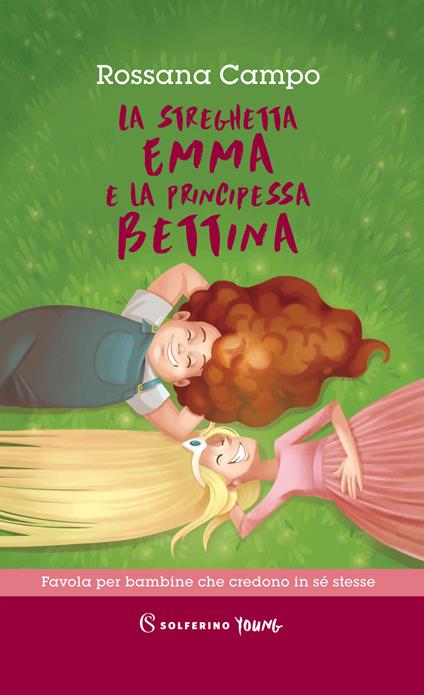 Emma è una ragazzina dai capelli rossi e i grandi occhi verdi, un po' rotondetta, ma agilissima, che vive nel cuore della foresta insieme alla mamma, la nonna e altre donne un po' strane. Streghe, le chiamano. Sanno entrare in contatto con gli spiriti e parlare con gli animali, ma la vera forza non sta solo nel recitare incantesimi o inventare pozioni. Il loro segreto è aver imparato a gioire di ogni momento della vita e accettarsi per come sono: alte o basse, timide o spavalde, magre oppure paffutelle. Un giorno, Emma si imbatte in una ragazzina dai lunghi boccoli biondi, un abito di tulle e... scomodissime scarpette di cristallo! È Bettina, una vera e propria principessa, che piange disperata nel bosco in cerca del suo cavaliere. Grazie alla loro stupenda amicizia scopriranno che la ricchezza più preziosa, la magia più grande è amare sé stesse e coltivare il potere interiore. Età di lettura + 5 anni streghetta_emma_e_la_principessa_bettina_cop.jpg