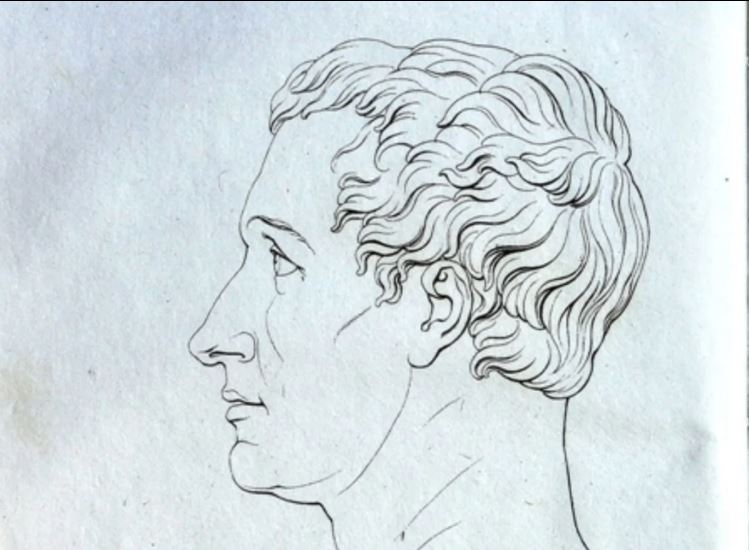 Studio di testa maschile e rilievi scultorei
