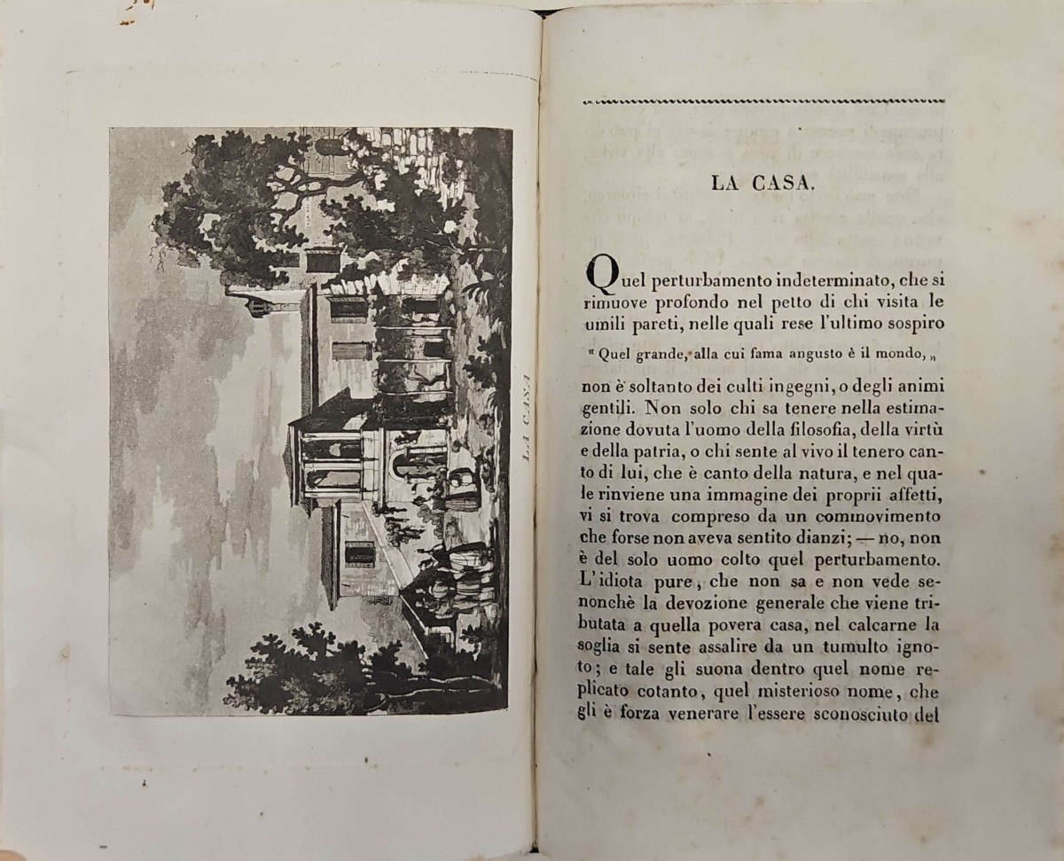Illustrazione tratta da Una visita ad Arquà di Pietro Chevalier