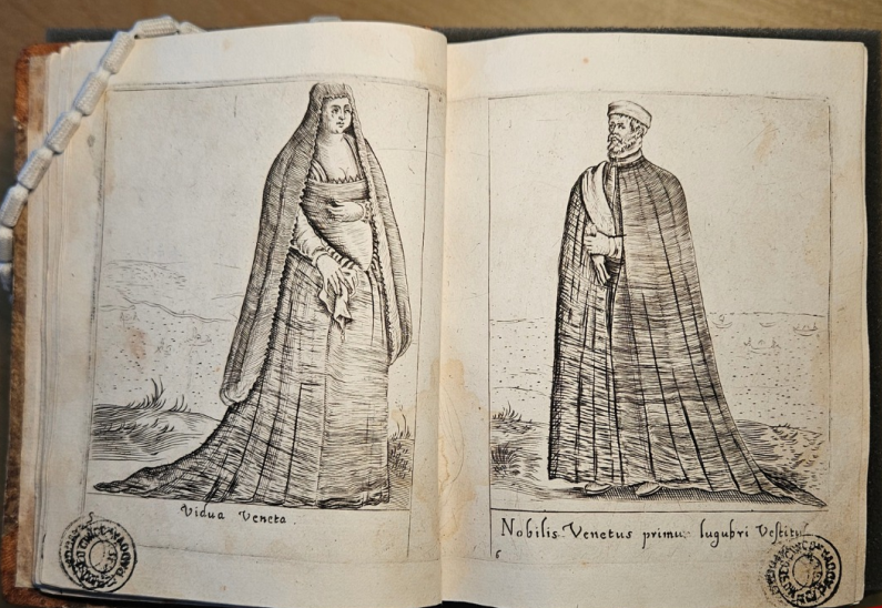 Vidua Veneta e Nobilis Venetus lugubri vestitu